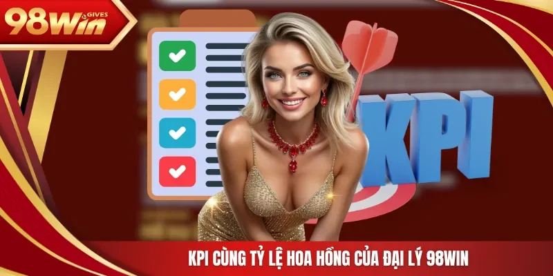 KPI cùng tỷ lệ hoa hồng của đại lý 98Win
