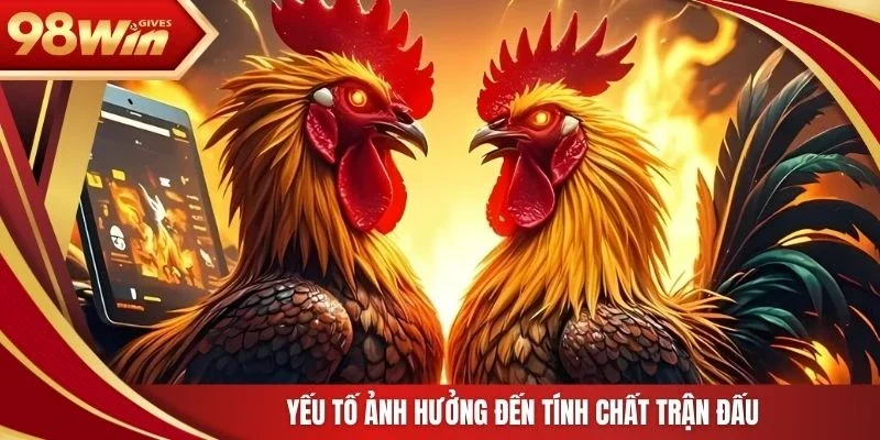 Yếu tố ảnh hưởng đến tính chất trận đấu